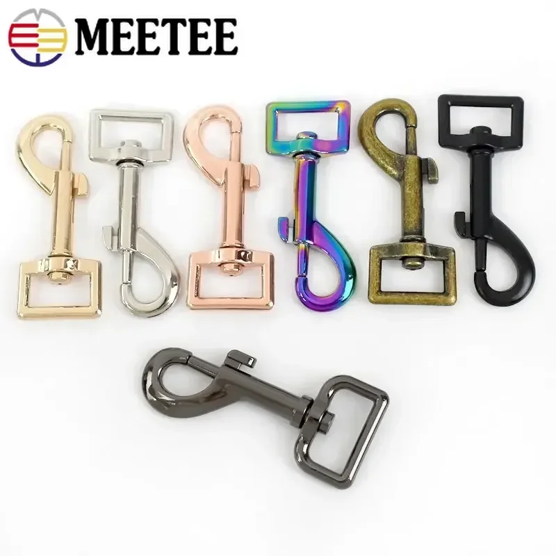 4/10Pcs Metal Buckles Swivel Lobster Clasp Dog Collar Keychain Bag Strap Trigger Snap Hook Buckle DIY Hardware Accessories