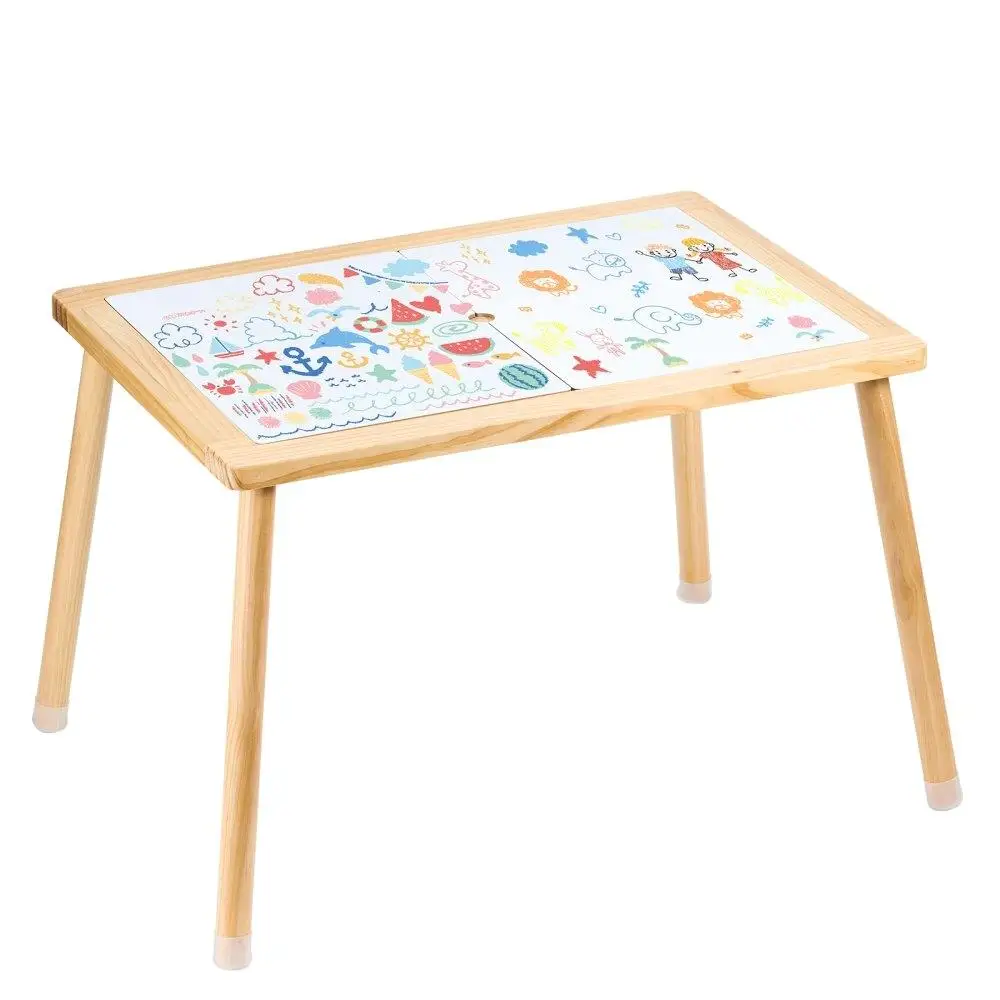 

Sensory Table for toddlers Kids Double Sided Wooden Non Slip Feet Indoor Outdoor for drawing Studying Activity Table Ideal Gift