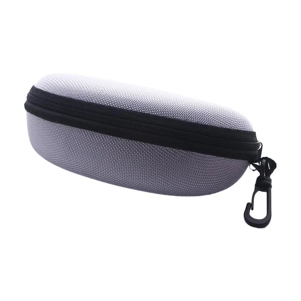 Eyeglasses Protector Case Eyewear Storage Box with Hook Zipper Box Hard Case Sunglasses Bag Shell Clam Pouch Eye Glasses Box