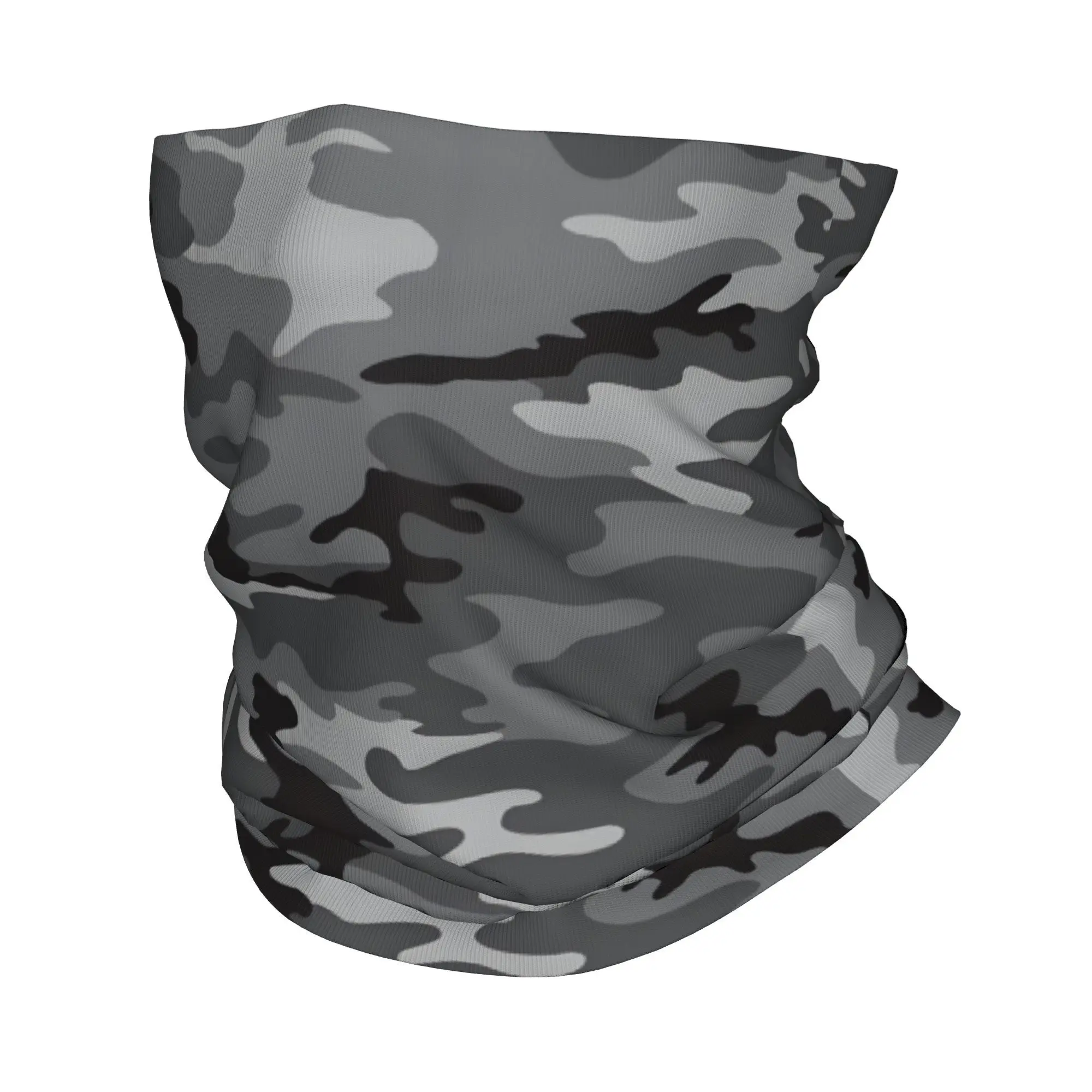 Custom WW2 Camo Bandana Neck Gaiter UV Protection Face Scarf Cover Men Women Military Army Headband Tube Balaclava