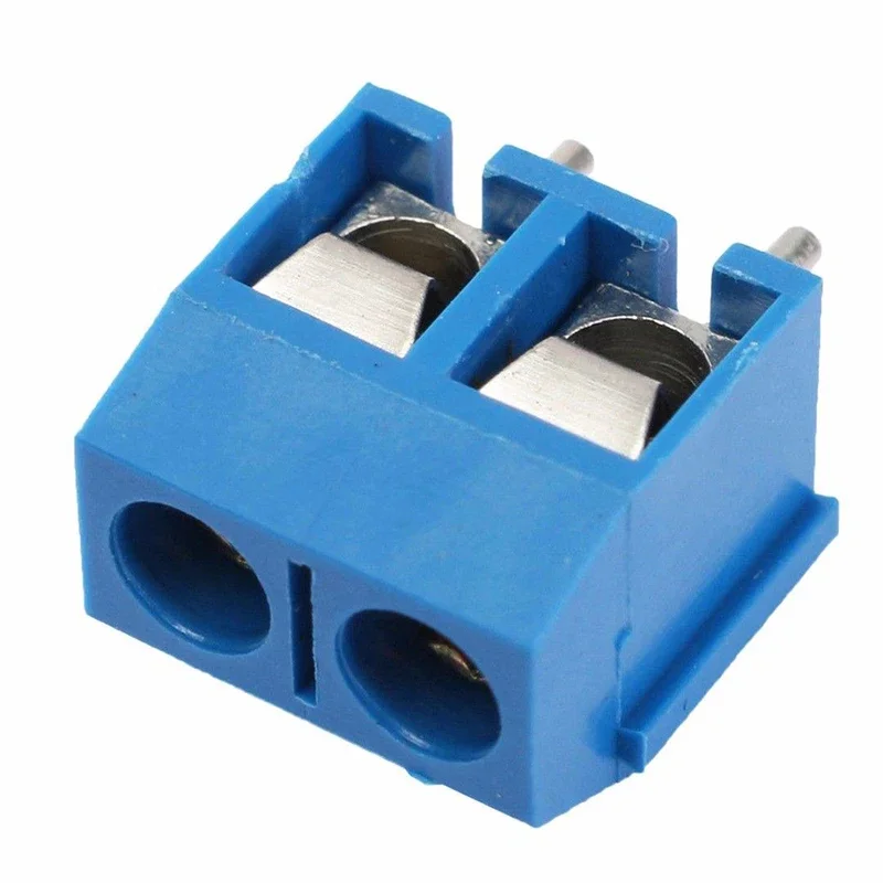 cable electric Interconnects Industrial Gadgets Screw 5.08mm Blue terminal PCB Mount M2.5 Steel Zinc Plated 2P