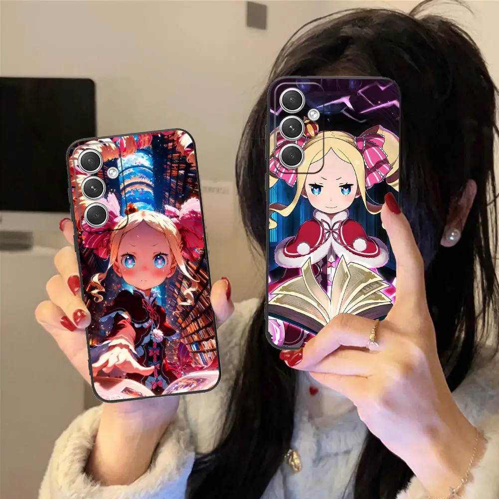 ReZero Beatrice Mobile Phone Case for Samsung Galaxy S25 S24 S23 S22 S21 S20 Note20 Plus FE Ultra Colour Cover Cover Luxury