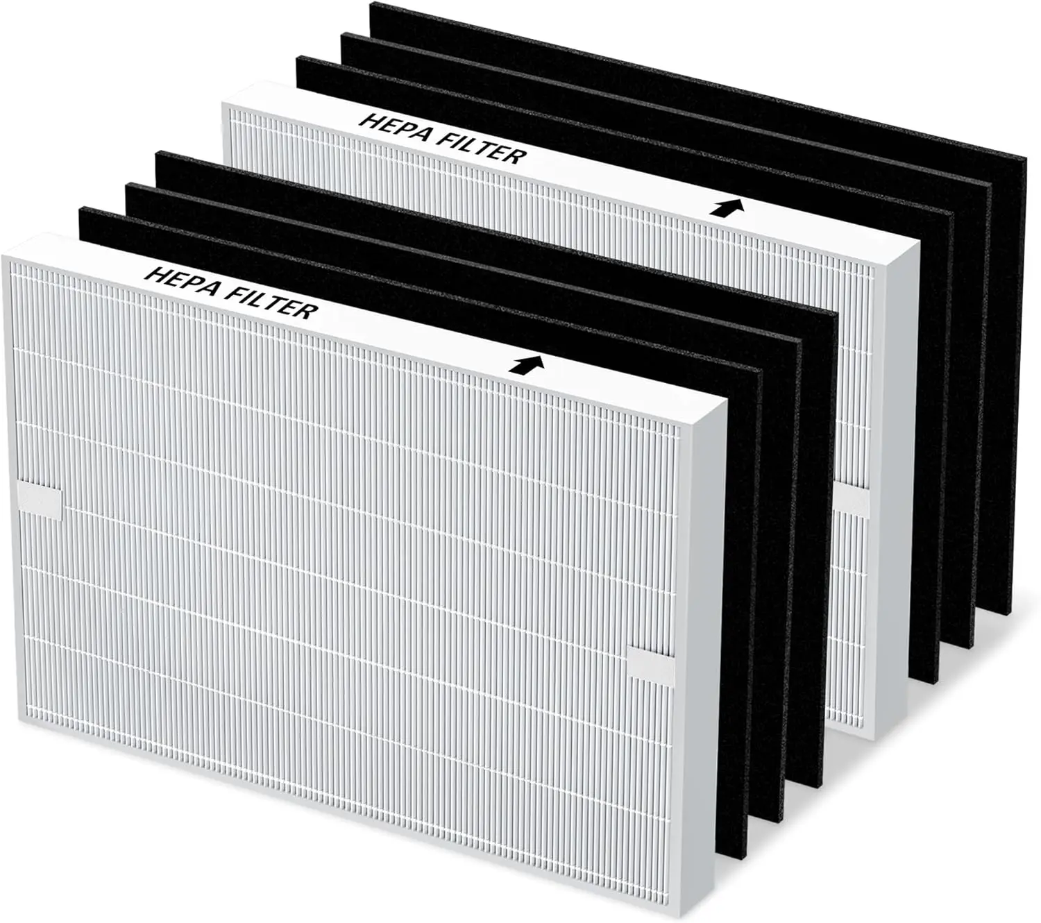 

AP-1512HH Replacement Filter for Airmega AP-1512HH and Airmega 200M Air Purifiers, 2 HEPA and 6 Carbon Filter Set, Item NO