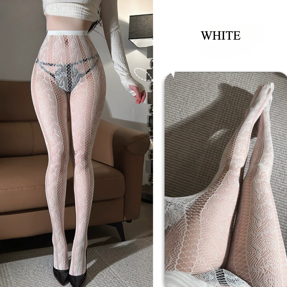 Shengrenmei French Tights Sexy Pantyhose Fishnet Breathable Legging Women Lingerie Hot Sale Different Style Woman Bodystockings
