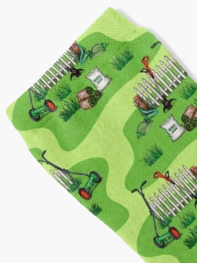 Lawn Care Tools - Yard Work, Grass, Landscaping Socks colored cute Luxury Woman Socks Men's