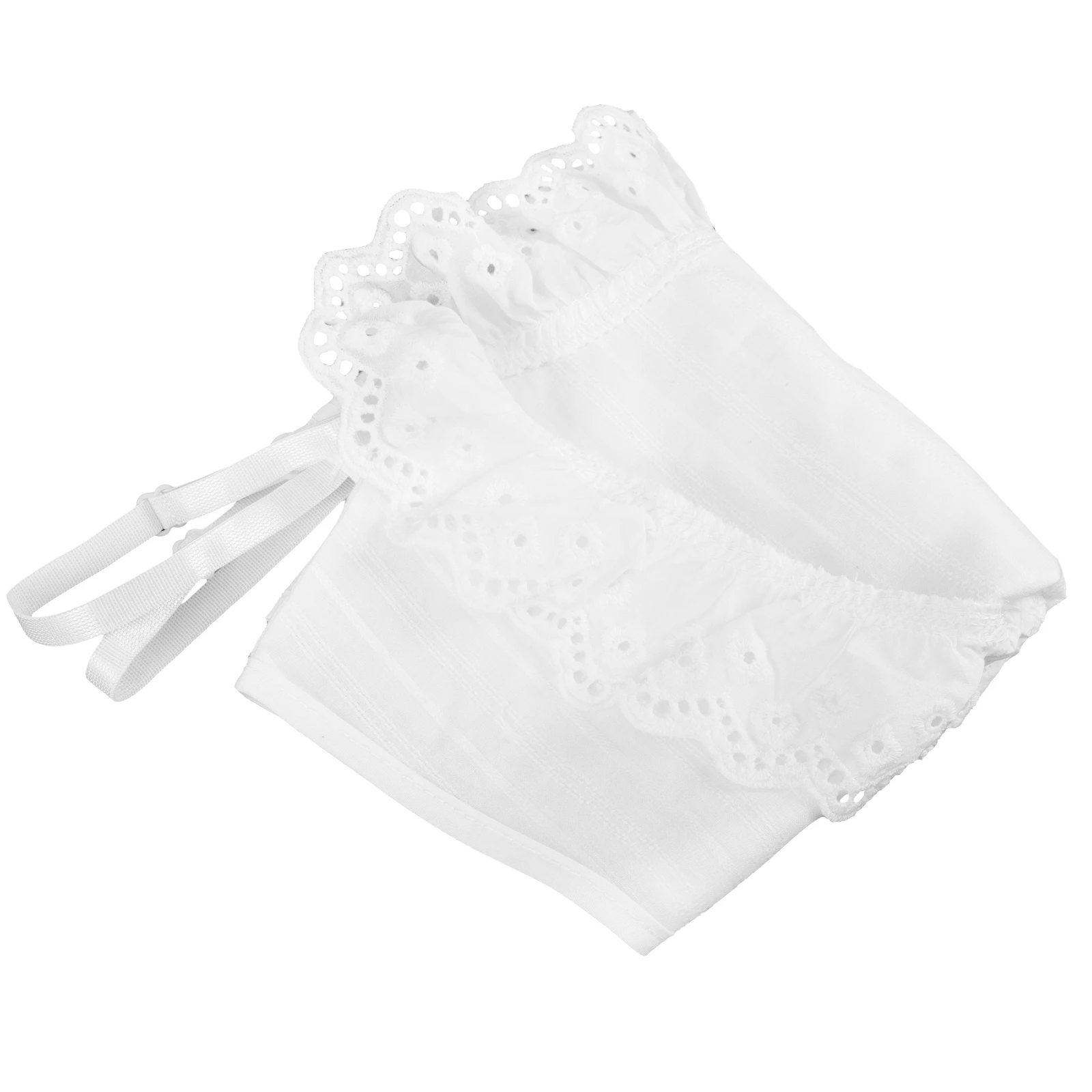 

Detachable Fake Collars Shirt Blouse Adjustable White Cotton Women Petal Design Fashion Accessories Fake Shirt Collar Detachable