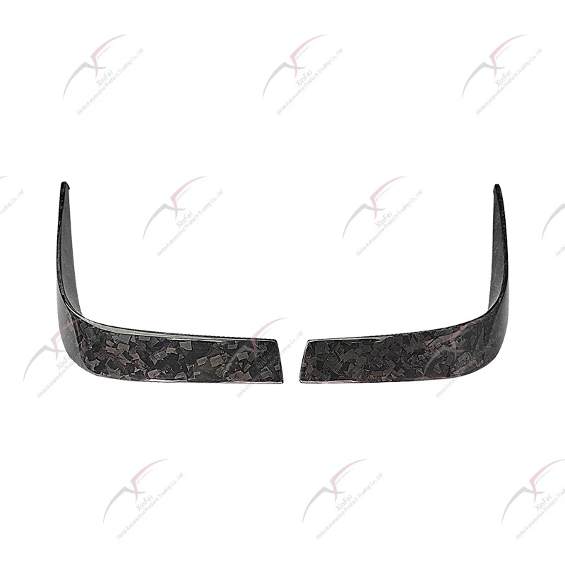 Car Modification MSY Style Glossy Carbon Fiber Front Bumper and Front Splitter Suitable for Aston Martin DB11 Body Kit Upgrade