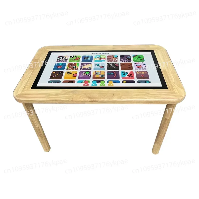 32-Inch LCD Modern Solid Wood Android Interactive Touch Screen Desktop Digital Game Table