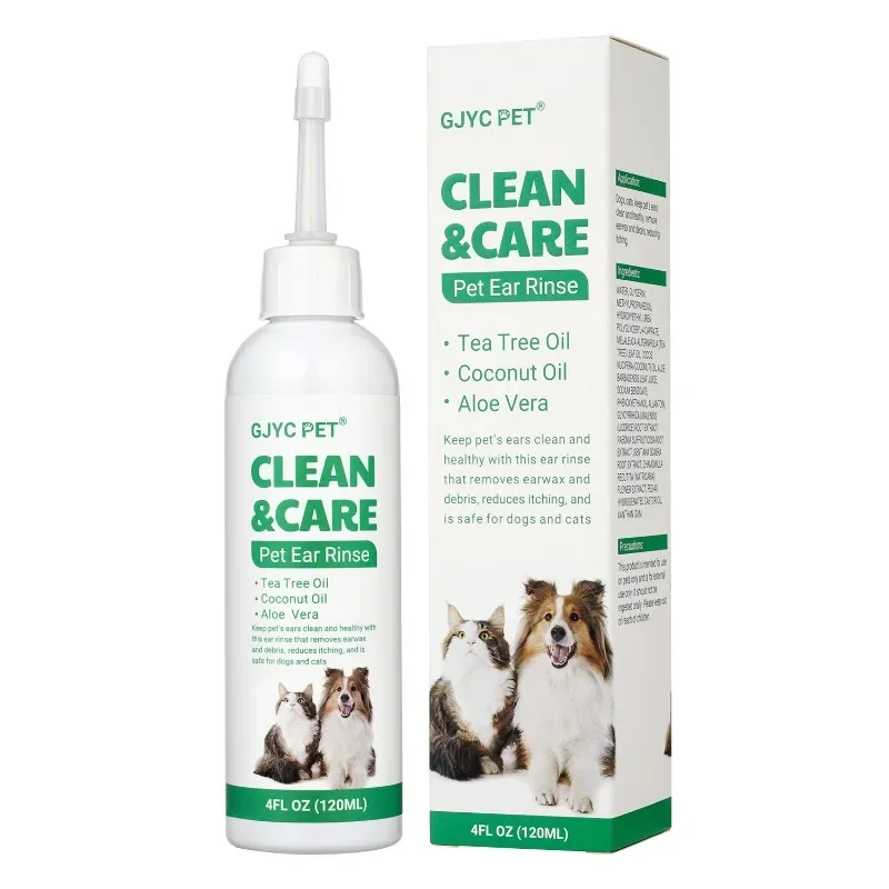 Cat and Dog Ear Mite Ear Drops Ear Cleansing Liquid Pet Cat and Dog Cleansing Liquid Mite Removal Cleansing Liquid