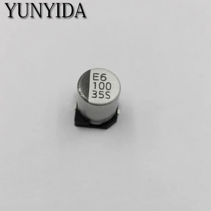 20 Buah SMD 50V 35V 25V 16V 10V 100UF 220UF 47UF 33UF 22UF 10UF 4.7UF 2.2UF 1UF Kapasitor Elektrolit Aluminium