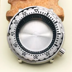 47mm Tuna Can Watch Case fit for NH35 NH36 7s26 4R35 4R36 Watch Movement Steel bezel insert Seiko Tuna Men Repalce Watch Case