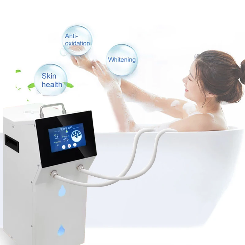 

High Concentration Nano Bubble Generator Water Flow Rate 7.5 L/min Hydrogen Bath Machin Deep Skin Nourishment for Health