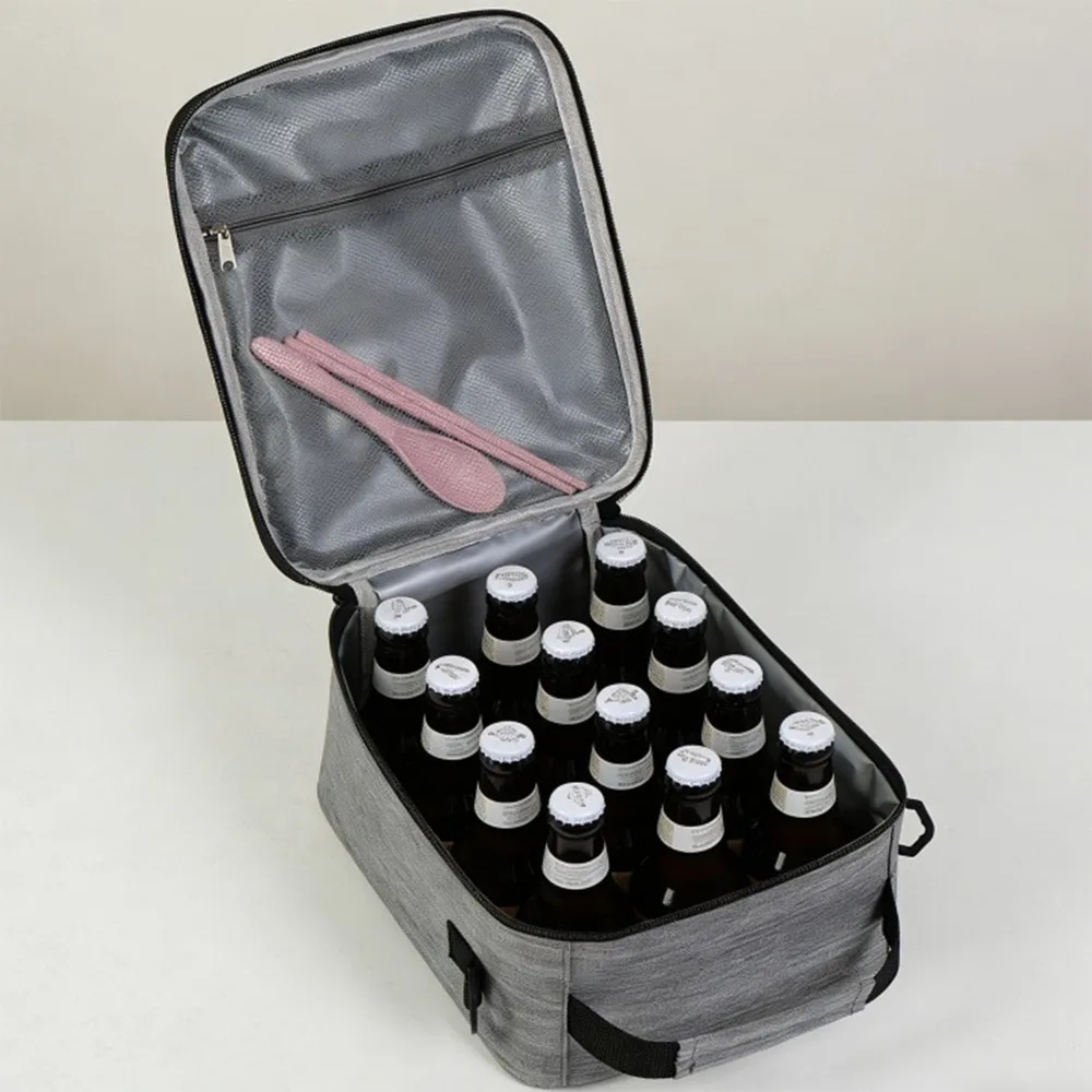 

Lunch Bag, Adult Reusable Lunching Box Small Insulated Lunch Box, Lunching Handbag for Office, Work, and Picnic Large Capacity