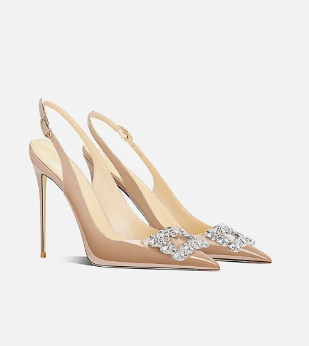 Black rhinestone square buckle – Rhinestone Sandal Women recenzja i cena