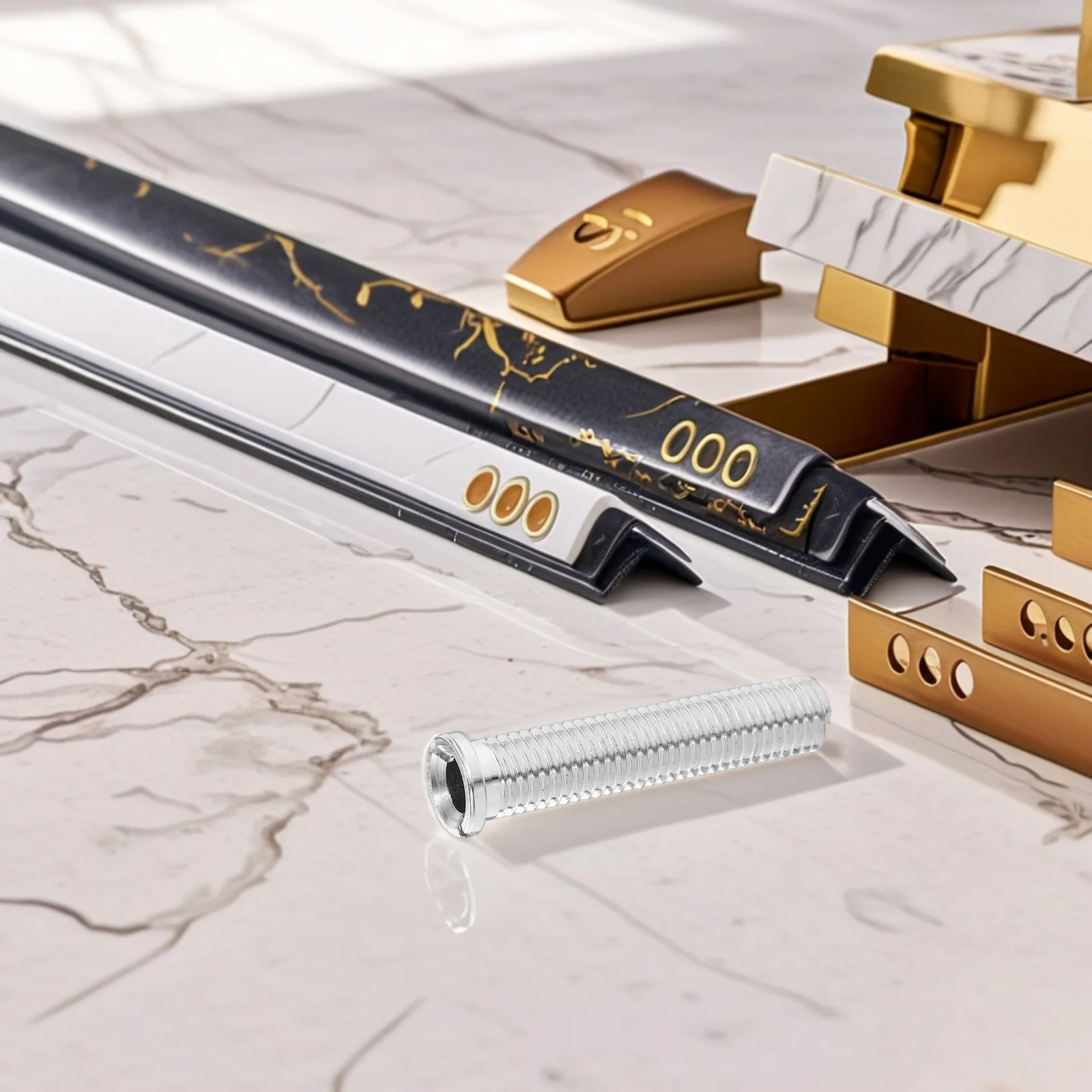 

Stainless Steel Extended 60Mm Kitchen Sink Basket Strainer Plug Screw for Bathroom Sink Installation Strainer Plug Screws