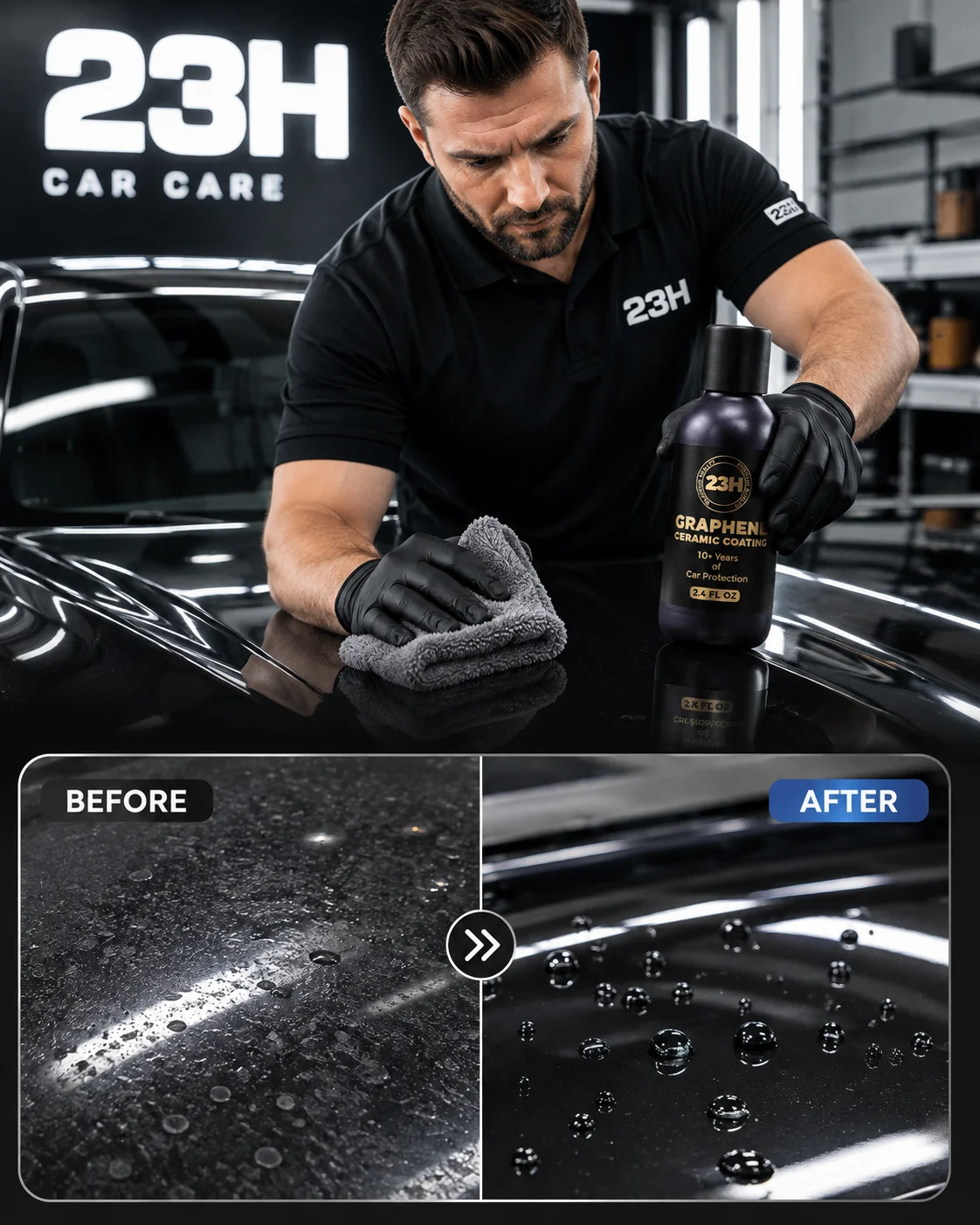 Graphene Nano Ceramic Coating Spray Car Hydrophobic Auto Body Shine Armor Wax Crystal Plating Quick Nano-Coating Paint Cleaner