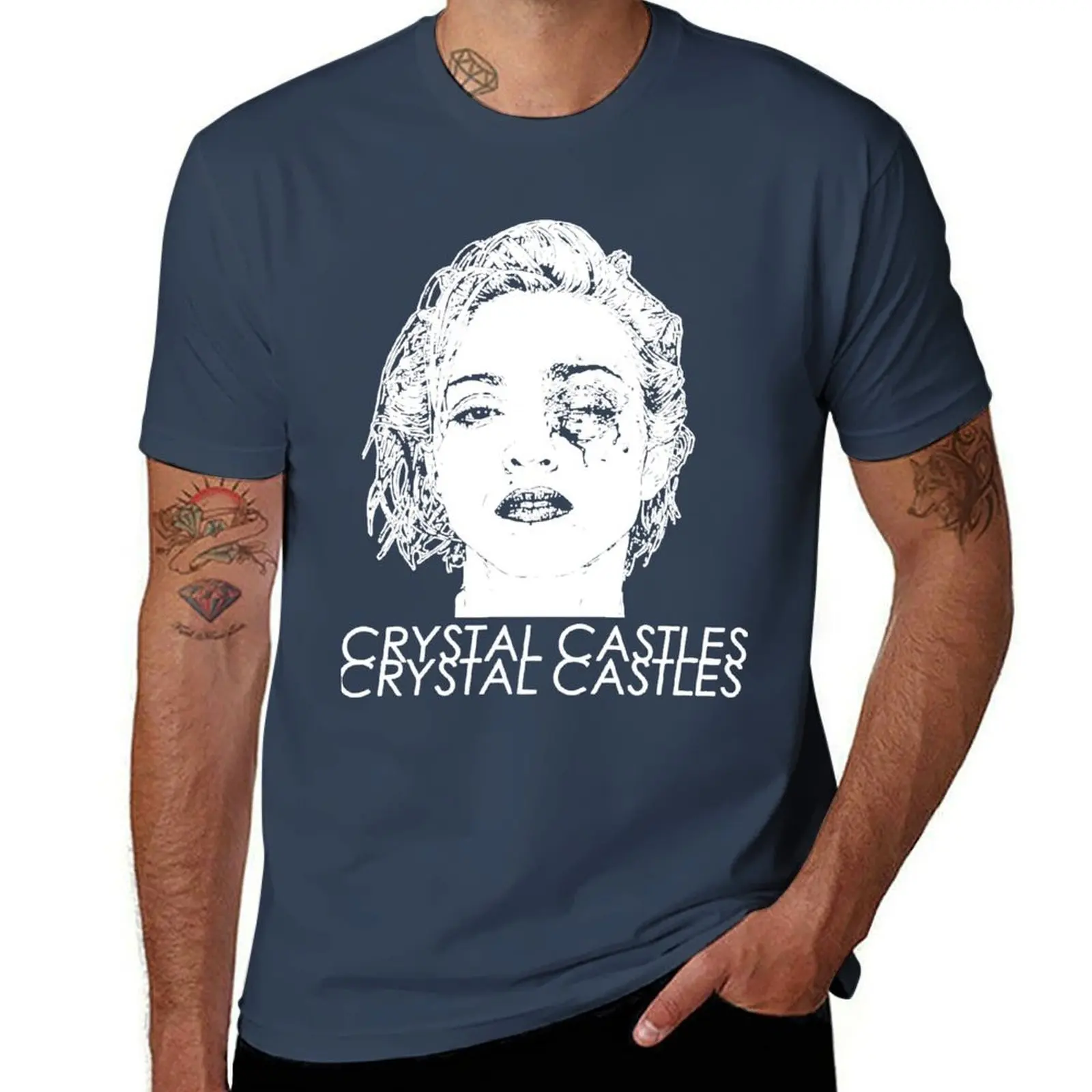 

Crystal Castles T-Shirt t shirts for man cotton man t shirt heavy cotton cotton t shirts man 100% T-Shirt