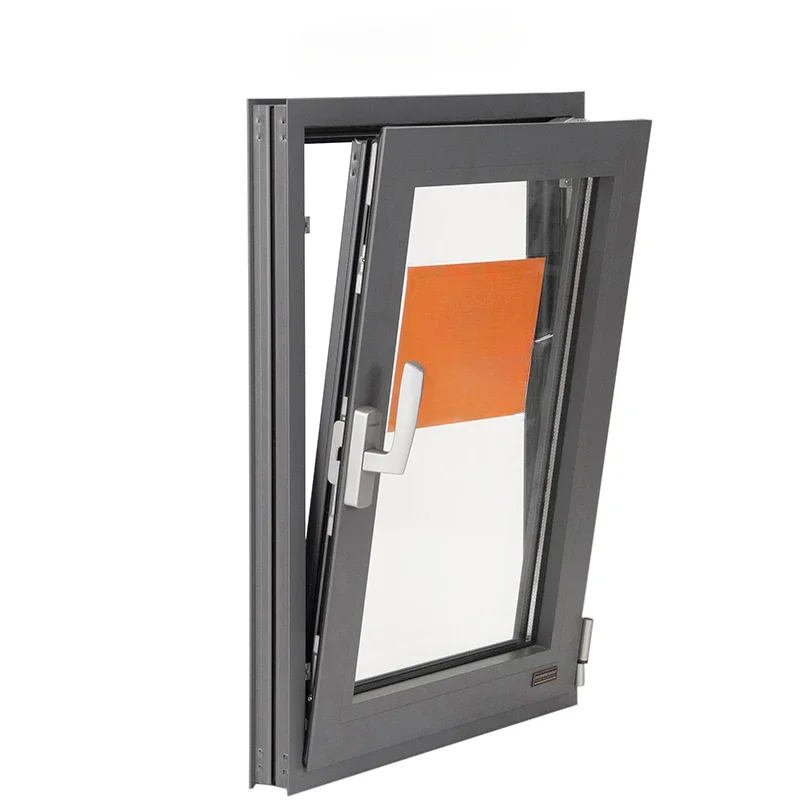 2023  Black colorful Aluminum Windows Aluminum Tilt and Turn Windows