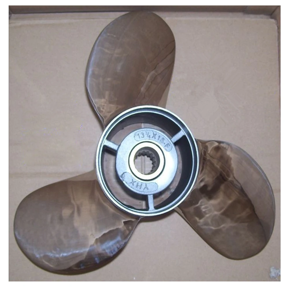 

Stainless Steel Propeller For Yamaha Tohatsu 2stroke 60-85hp ,4 Stroke 90-115hp Outboard Motors Model No.133/4x15-F