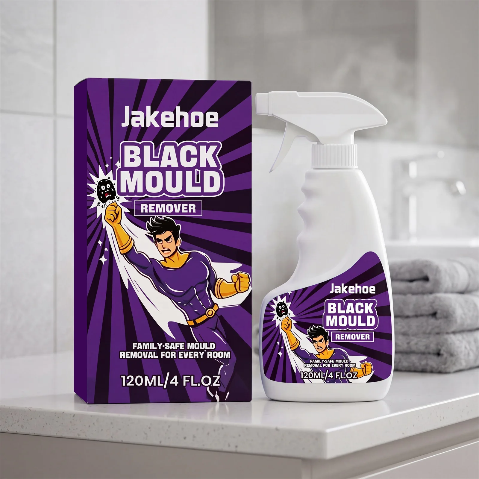 Black Mold Cleaner For Home White Wall Stain Remover With Deep Penetration And Non Corrosive Formula