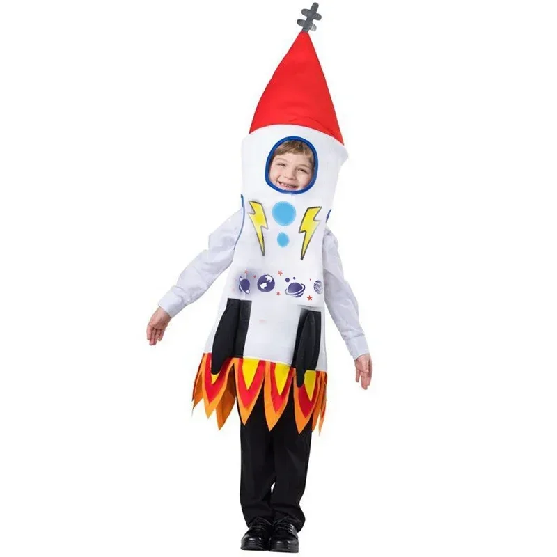 EE01 костюм ракеты для взрослых и детей, костюм на Хэллоуин, детский костюм для выступлений, фестиваля, вечеринки, косплей, комбинезон Ds Rocket Flight S & 0Ww