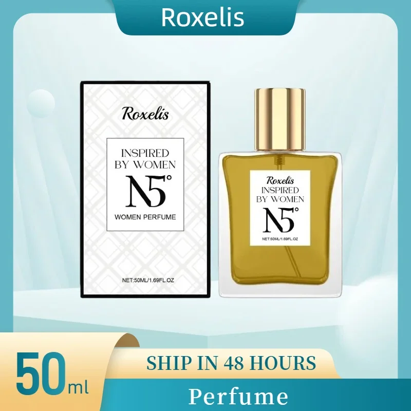 

50ML Women's Perfume Natural Fresh Floral Scent Long-Lasting Pheromone Eau De Parfum Exudes Gentle Elegance Body Spray Daily Use