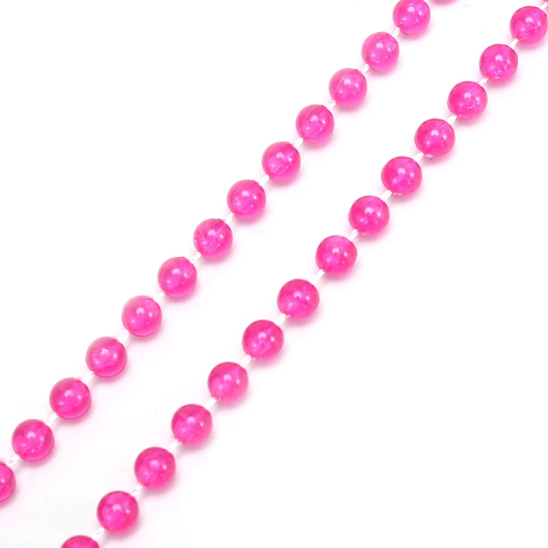 Forniture per feste di addio al nubilato 12 pezzi di plastica trasparente con catena di perline collana di perline per feste bicchiere da vino