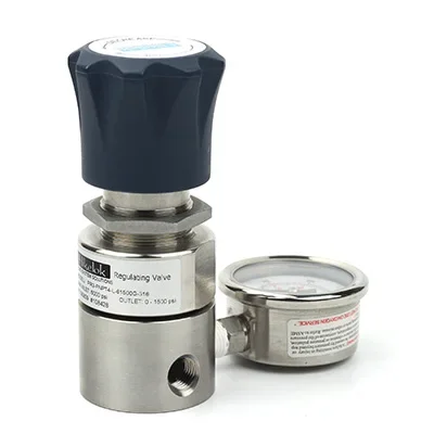 swagelok type Hikelok liquid gas fuel high and  low dual Stage pressure reducing regulator valve