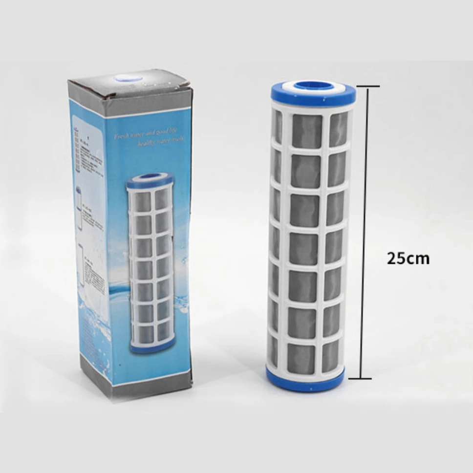 10 inch Stainless Steel Wire Mesh Filter Cartridge Pre-Filter for Scale Prevention for Water Purifier