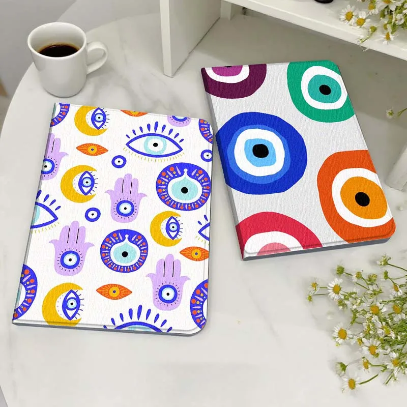 

Чехол с мультяшной иллюстрацией глаз для Huawei MediaPad MatePad M5 M6 11 12 X SE T10 T10s 2 C5e T5 Pro Lite Air 11,5-дюймовый планшет