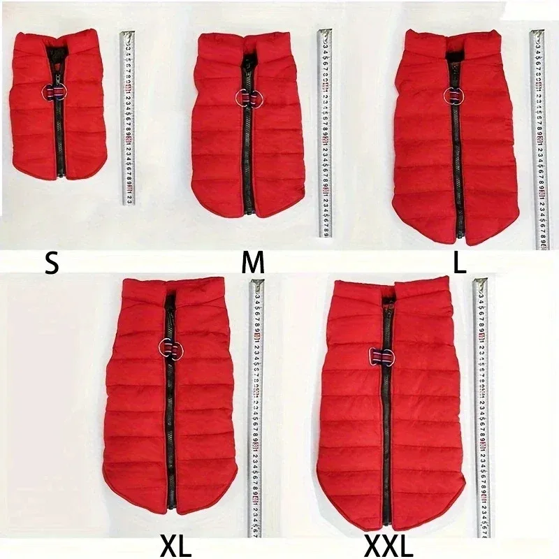 

Winter Warm Windproof Dog Coat Padded Vest for Small Dogs - Chihuahua Yorkie Puppy Pet Clothing Cold Protection