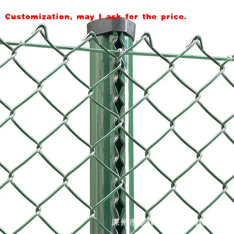 

custom.Direct Sales Galvanized Hook Mesh Roll Stadium Fence Blade Barbed Wire Plastic Coated Mesh 3D Modeling Met