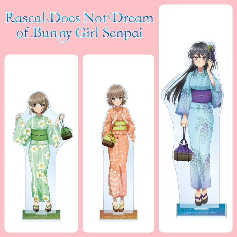 

Rascal Does Not Dream of Bunny Girl Senpai Anime Acrylic Stand Sakurajima Mai Accessories Decor Gifts Tabletop Decorations 15cm