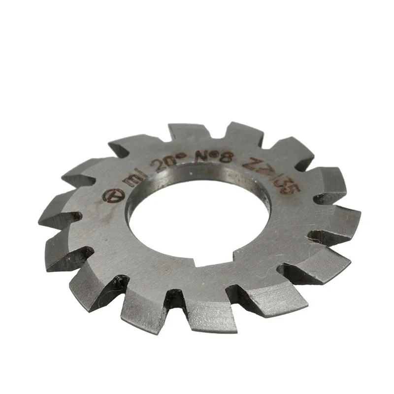 HSS Gear Milling Cutter M0.6 M1 M2 M3 M4 M5 M6 M8 Modulus Degrees Disc Spur Gear Milling Cutter Straight Tooth Disc Bevel Gear