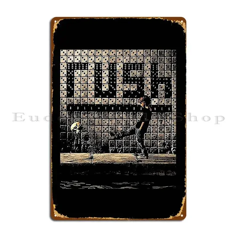 Kick Skeleaton Metal Plaque Poster Decoration Bar Bar Cinema Create Tin Sign Poster