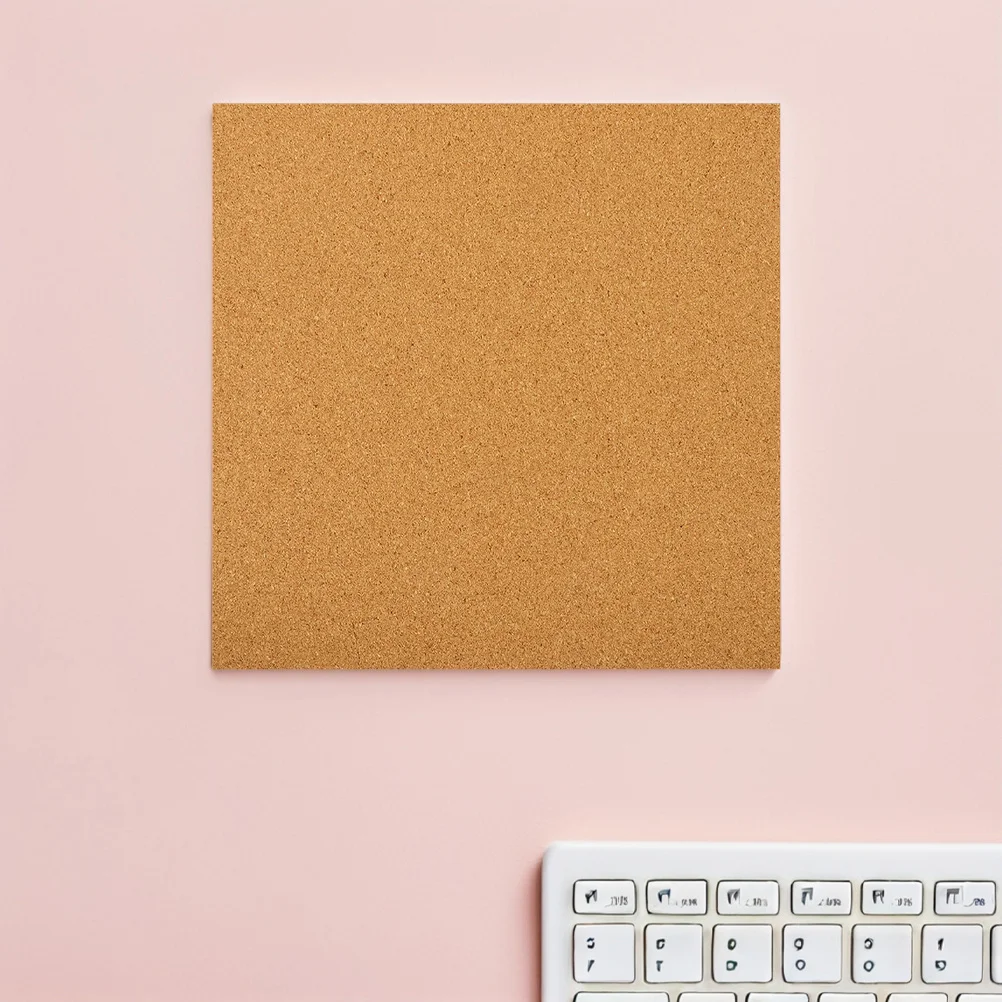 5 шт. клейкая пробковая плитка 300x300x2 мм шумоподавляющие пробковые доски для стен деревянный стол пробковая доска маленькая доска объявлений для дома
