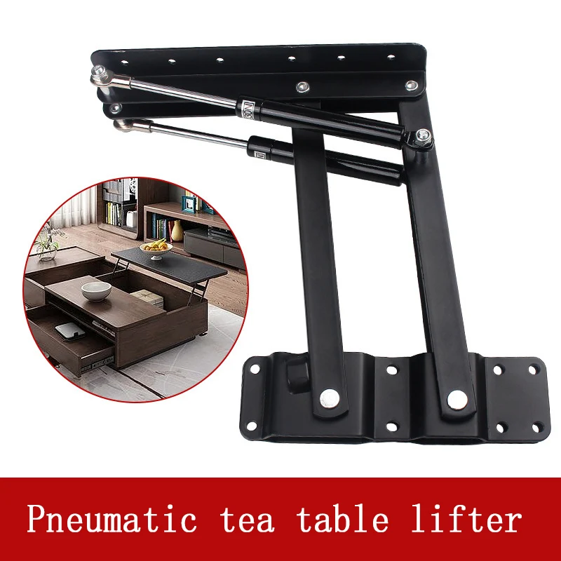 Imagem -02 - Telescópica Folding Suporte Quadro Buffer Tea Table Lifter Elevação Ajustador Quadro Altura Hardware e Acessórios para Móveis Pcs