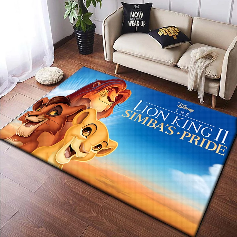 Cute The Lion King Carpet for Living Room Kids Bedroom Sofa Doormat Kitchen Home Decor Winnie the Pooh dresser  bedroom decor