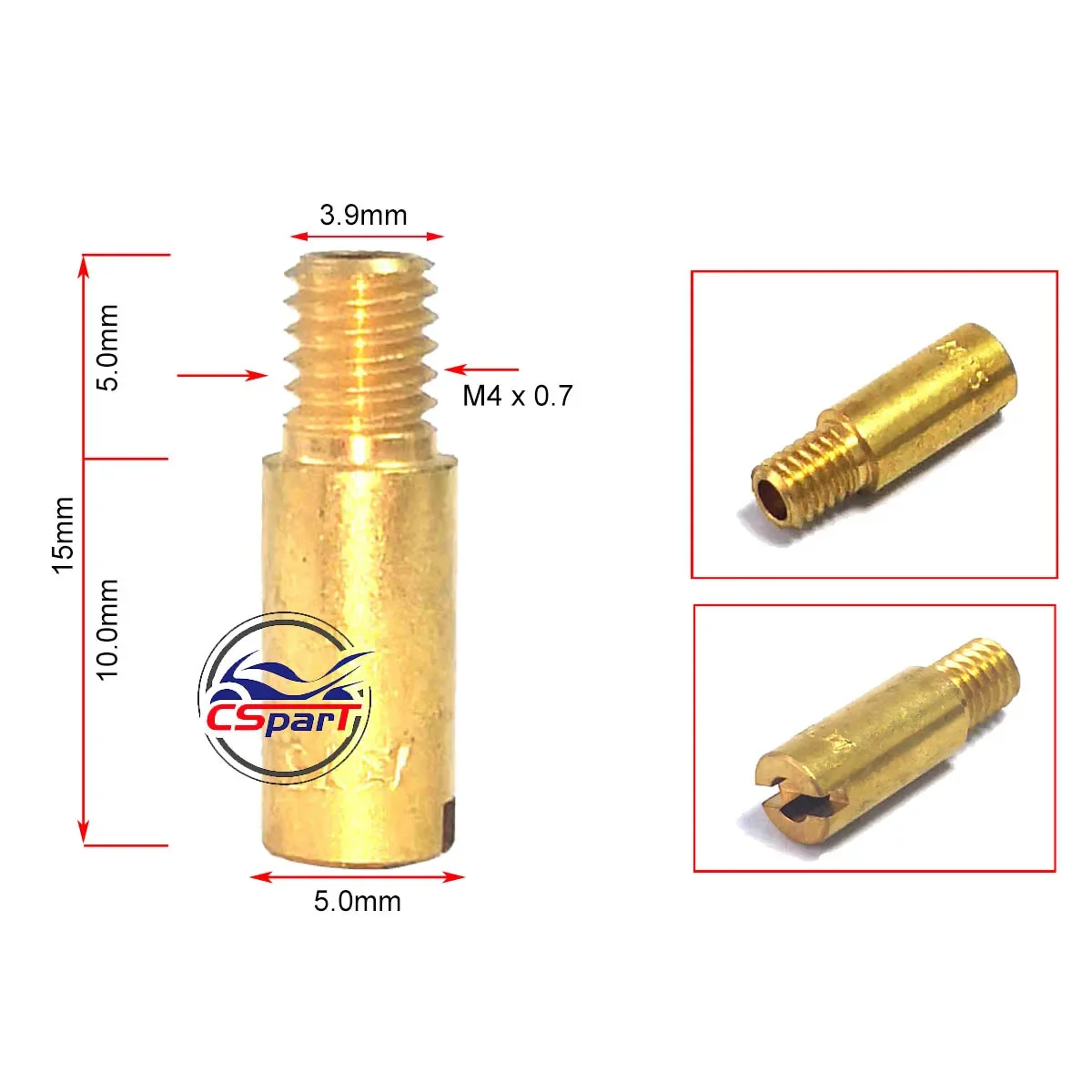 M4 Round Main JET For Mini Moto 47CC 49CC Gas Scooter Engine Pocket Bike