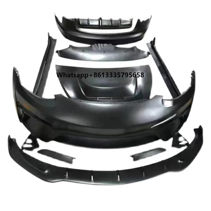New Arrival Robot Style Bodykit for Model 3 High Quality Used Front Bumper Rear Bumper Spoiler Engine Hoods Upgrade