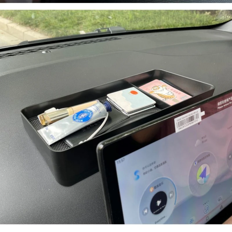 Für BYD Seagull Dolphin MINI 2025 2024 Mittelkonsole Bildschirm Hinterer Staufach Auto-Innenausstattung Armaturenbrett-Ablage – Detail 5