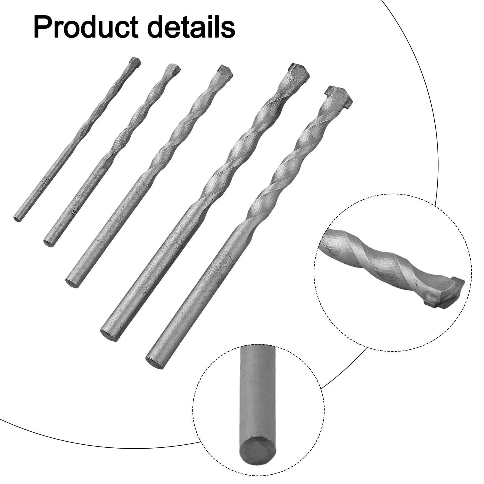 Cement Drilling Tools Concrete Drill Set Quick And Smooth Drilling Alloy And Carbon Steel For Construction Projects For Bricks