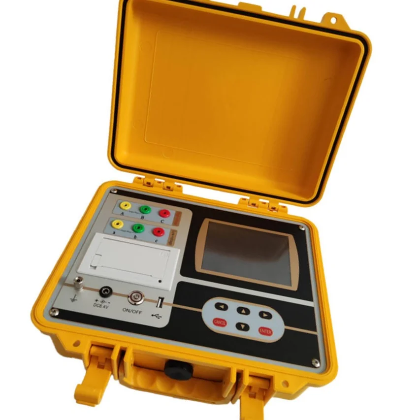 Three Phase Automatic Digital Handheld Power Transformer TTR Meter Turns Ratio Tester Turn Ratio Group Meter TTR Tester