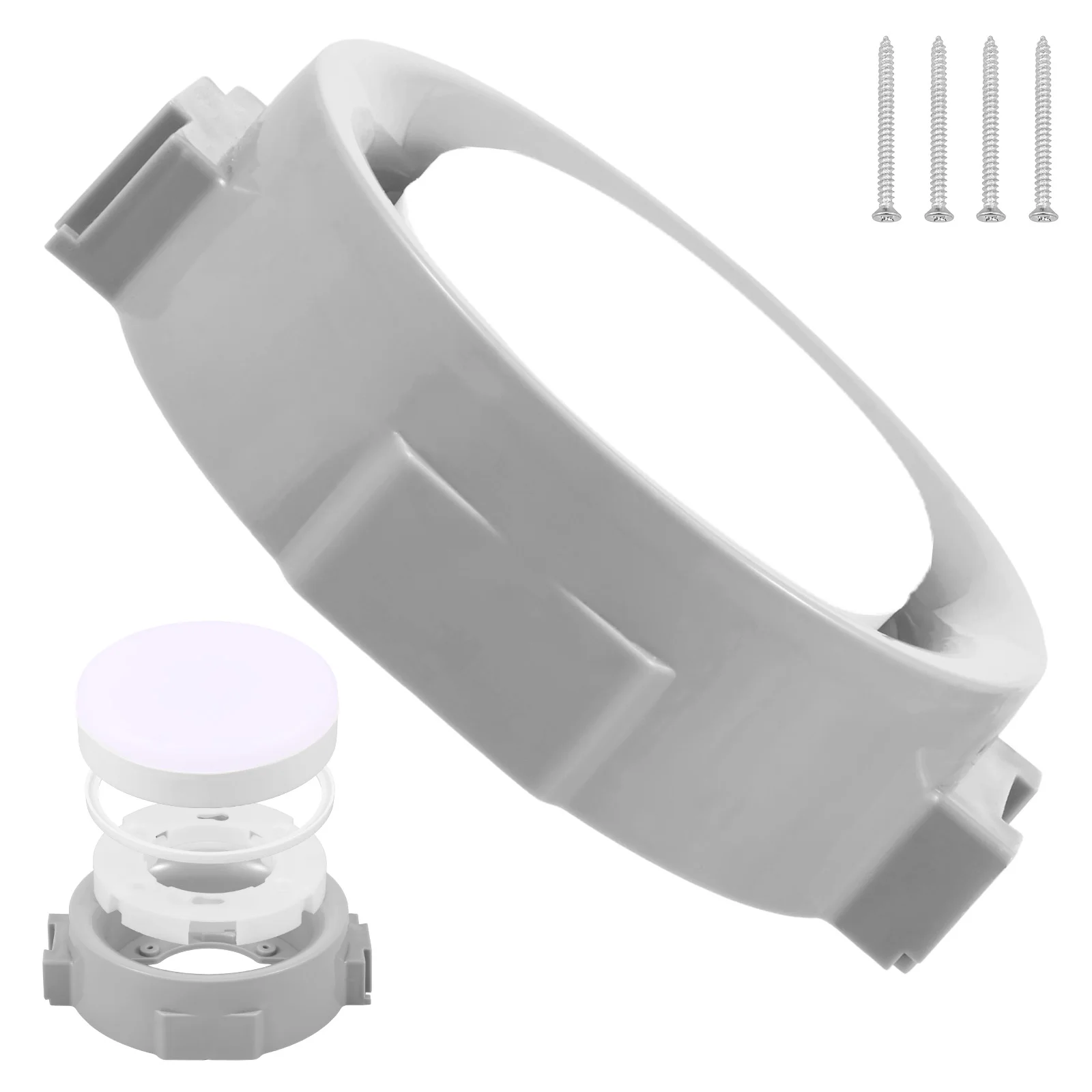 

LED Ceiling Light Bulb with Base for GX53 12W 6500K White Easy Install LED Ceiling Lamp Replacement for Home Drywall