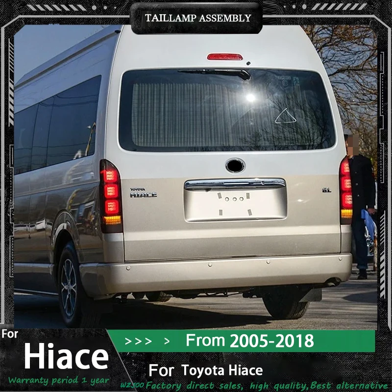 

LED Tail Light Assembly for Toyota Hiace 2005 2006 2007 2008 2009 2010 2011 2012 2013 2014 2015 2016 2017 2018 Taillight Brake