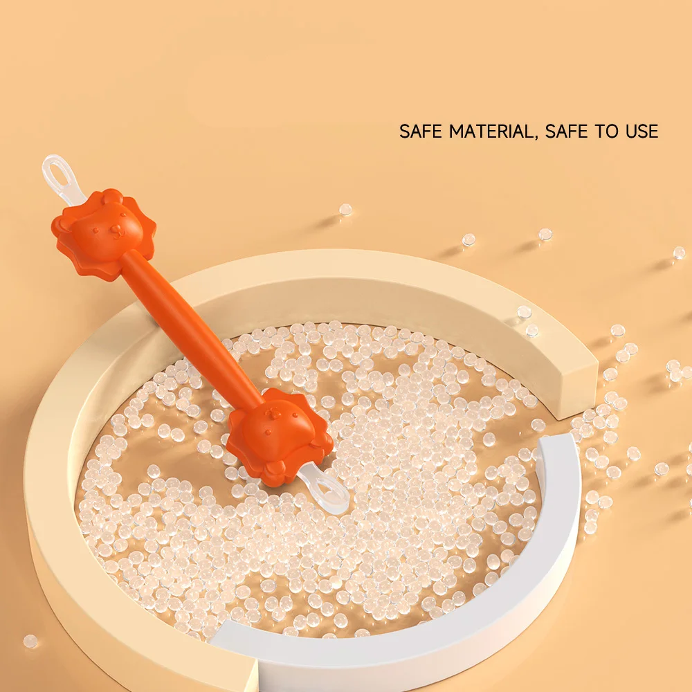 1pcs baby cleaner tablespoon double-head soft wax condensate pickup nose cleaner silicone ear pickup