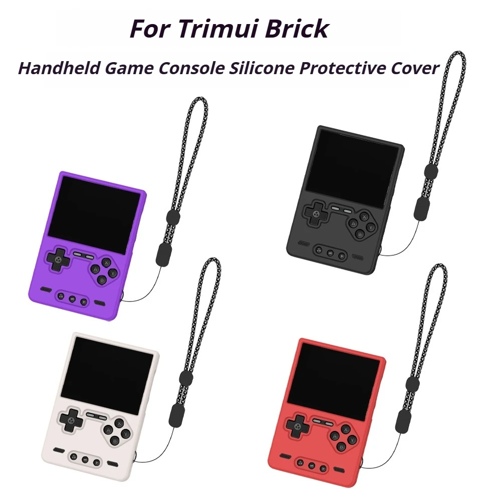 Silicone Case for Trimui Brick Console Soft Skin Case Cover Protective Shell Sleeve Anti-Scratch Protector Game Accessories