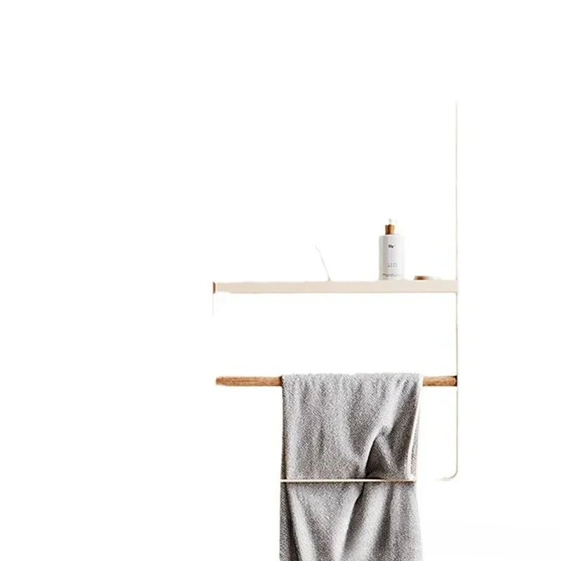 Bathroom ceiling stainless steel towel rack