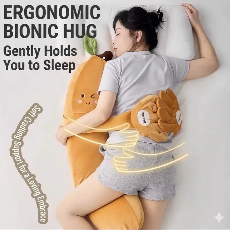 Soothing Patting Pillow Adult Sleep Aid Cushion Gentle Back Tapping Massager Stress Anxiety Relief Calming Relaxation Companion Soft Comfortable Bed Pillow for Deep Sleep Insomnia Support Care