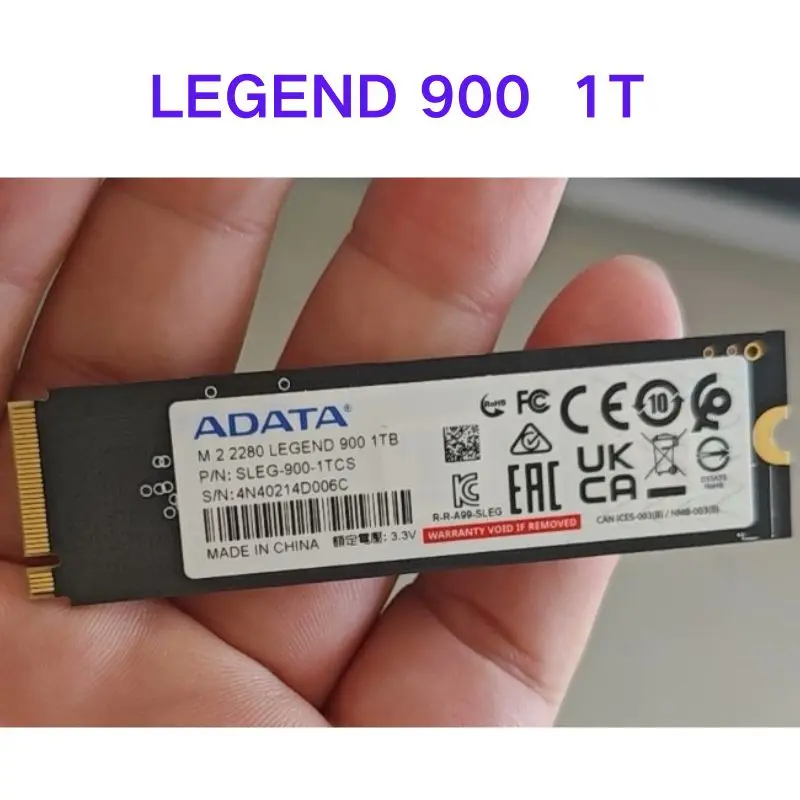 Second hand test OK LEGEND 900 1T Solid State Drive